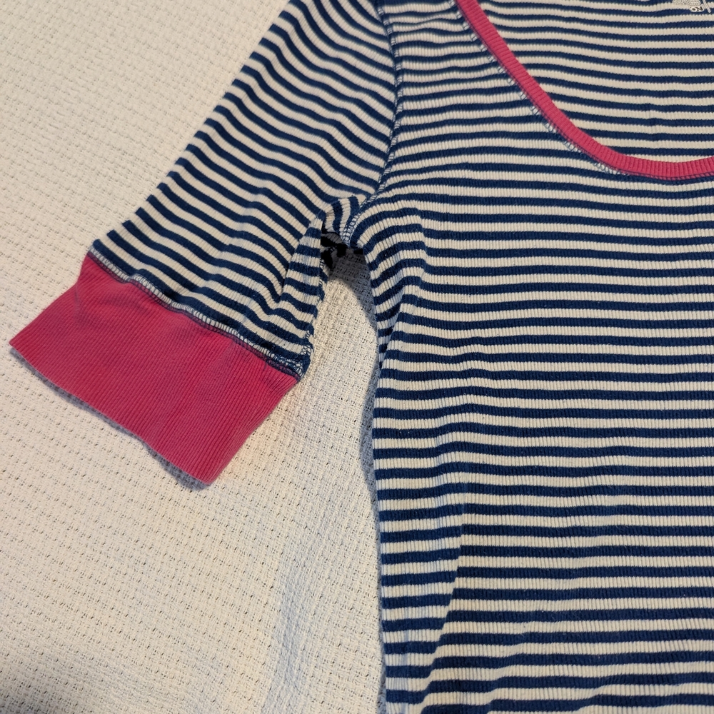 Striped Blue and Pink Shirt